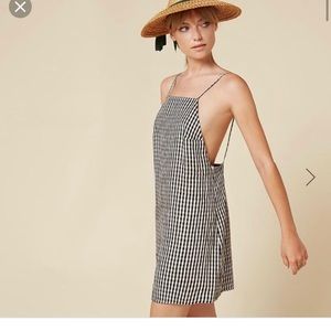 Reformation linnea gingham dress